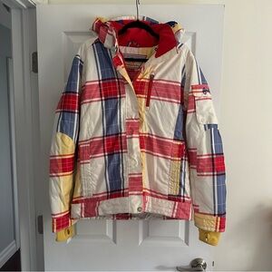Size XL Vintage 00’s Firefly Plaid Winter Snow Ski Jacket Parka
